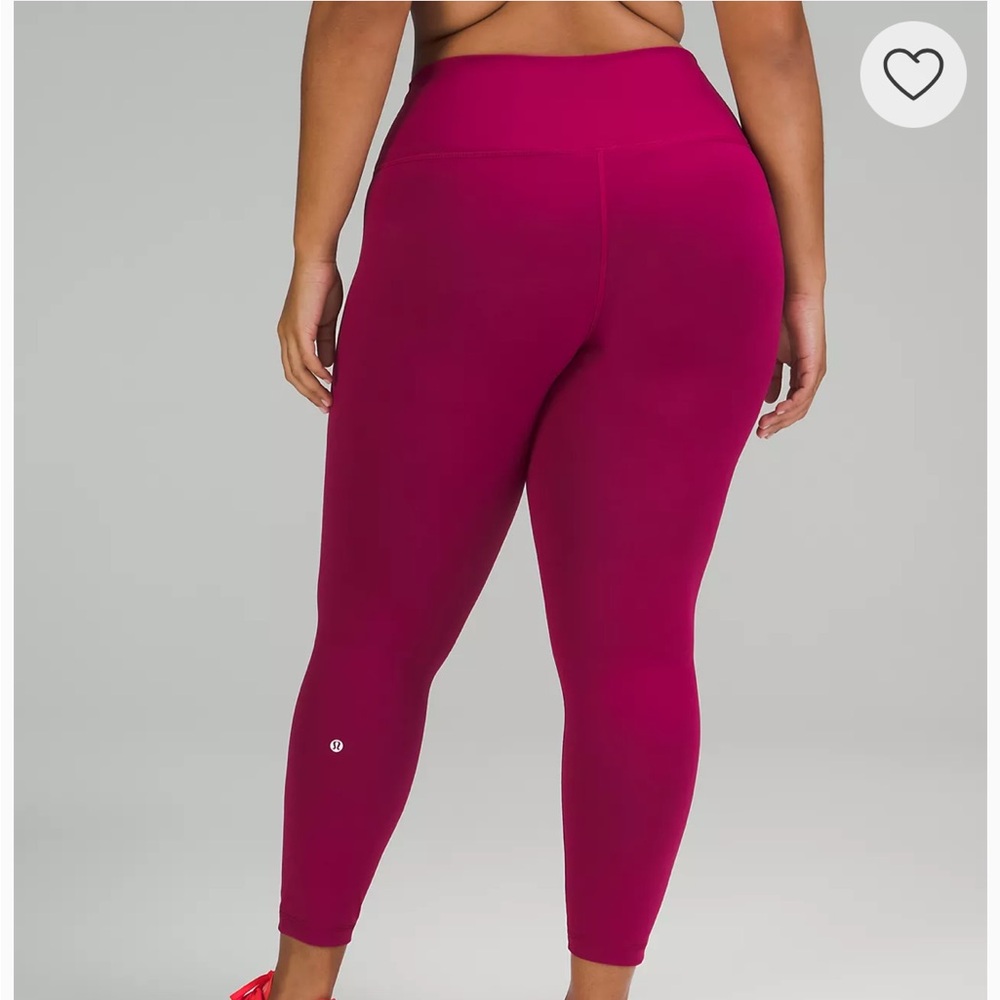 Lulu Lemon pink wunder under legging